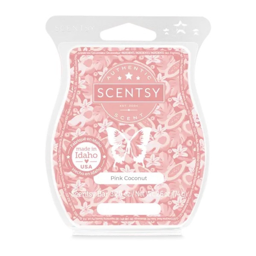 SCENTSY Pink Coconut Wax Bar